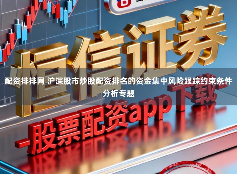 配资排排网 沪深股市炒股配资排名的资金集中风险跟踪约束条件分析专题